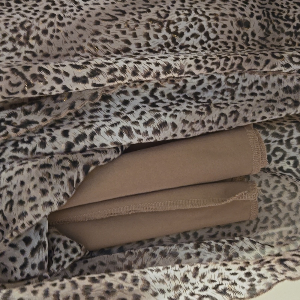 Vintage leopard-print sheer maxi skirt - Picture 4 of 5